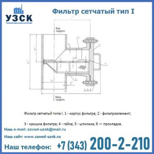Фильтр сетчатый ФС по Т-ММ-11-2003 в Орехово-Зуево