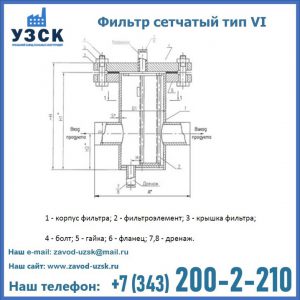 Фильтр сетчатый ФС по Т-ММ-11-2003 в Орехово-Зуево